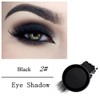 Mysense Single Matte Black Eyeshadow,Pressed Fine Powder Eyeshadow,High Pigment Longwear