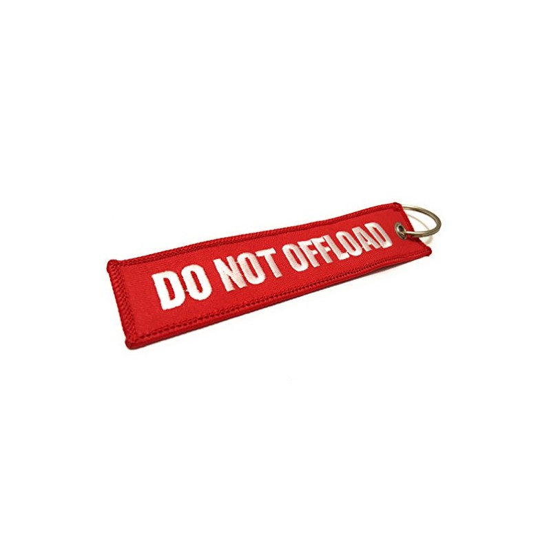 Crew Baggage/Do Not Offload Luggage Tag/Embroidered Key Chain