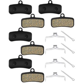 KEMUZ 4 Pairs of Bicycle Brake Pads, Disc Brake, Bicycle Brake Pads I Brake Pads I Disc Brake Pads High Performance for M8120, M7120, M6120, M8020, M820, M810, M640, MT520, MT420