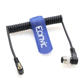 Eonvic 2.5mm to N1 10pin Male Remote Shutter Release Cable 10 Pin D850 D5 D500 D4s D4 D3 D3X (2.5mm to N1 10 Pin Male)