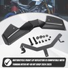 ABCERRS Motorcycle Front Spoiler Winglet Aerodynamic Wing Compatible with MT09