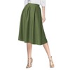 Urban CoCo Women's Flared A line Skirt Pleated Midi Skirt