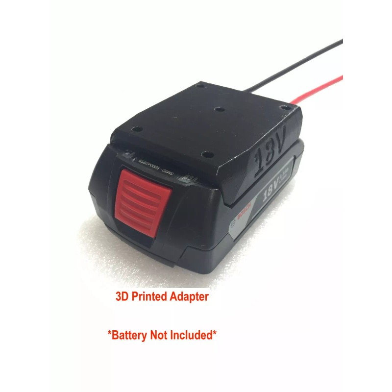 Terrafirma battery adapter for Bosch 18v dock power connector 18