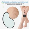 ieron 2 Pcs Crystal Hair Eraser, Reusable Painless Skin Exfoliation