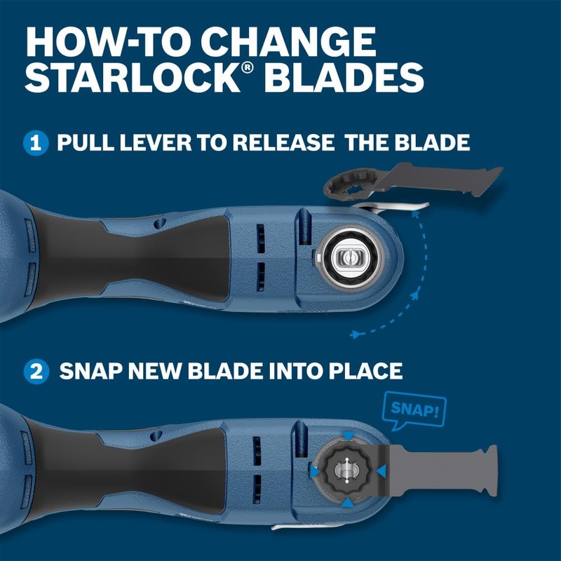 Bosch OSM114CC 1-1/4 in. StarlockMax® Oscillating Multi-Tool Curved-Tec Carbide Extreme