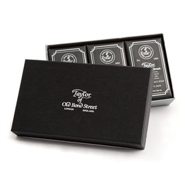 Taylor of Old Bond Street Jermyn Street Collection Luxury Hand Soap Gift Set for Gentlemen, 3 x 200g Solid Bars, Vegetable Based, for Cleansing All Skin Types