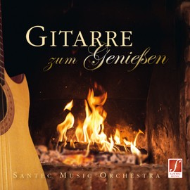 CD Gitarre zum Genießen - Feinste Instrumentalmusik mit der Begleitung des Santec Music Orchestras - CD Entspannungsmusik Erwachsene - Gitarrenmusik