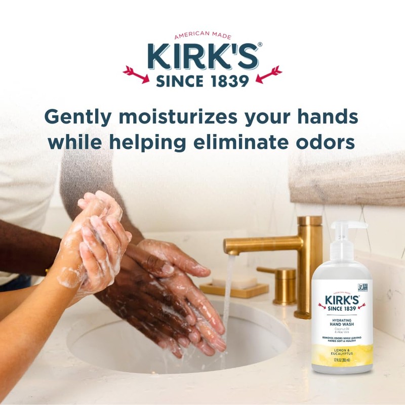 Kirk's Hydrating Hand Wash - Made with Coconut Oil and