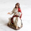 ASTARIKO The Good Shepherd Jesus Statue with Lambs, 8-Inch Resin