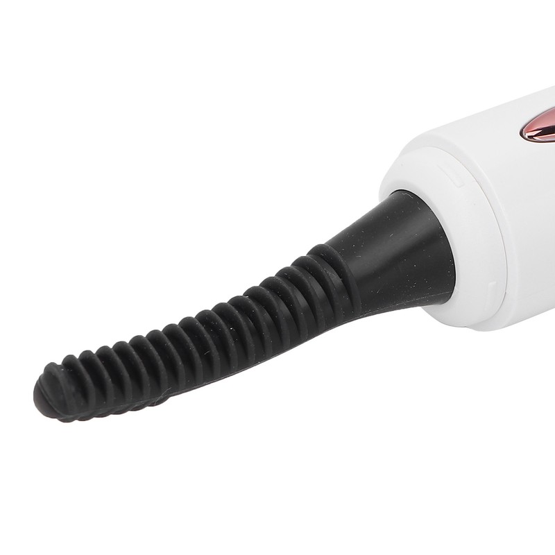 Heated Eyelash Curler Rechargeable Silicone Brush Head Portable Electric Eyelash