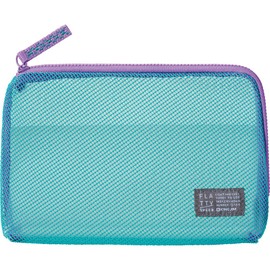 Kingjim 5164 Mitt Mesh Pouch, Fluty, Sheer, Medium, Green