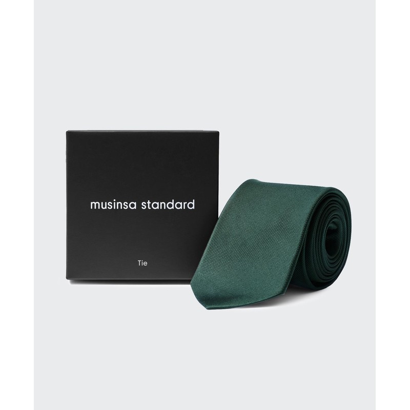 Musinsa Standard Silk Solid Tie [Green]
