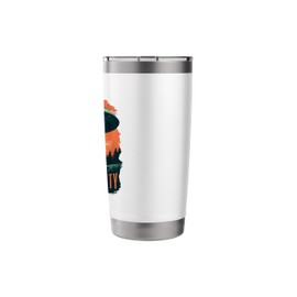 Space Oddity Retro UFO Sci-Fi Design Stainless Steel Insulated Tumbler