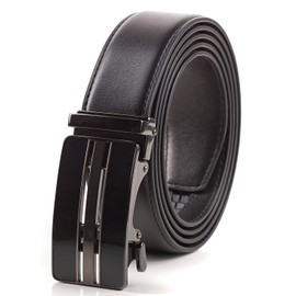 BelePala Ratchet Belt for Men Big and Tall 66 to 70 Inch Black