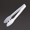 Kristallon White Tongs 9In Kitchen Buffet Cooking Food Serving Utensil