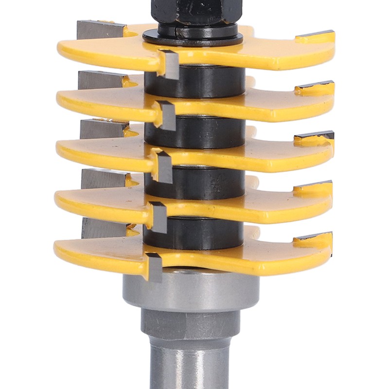 1/2in Shank Router Bit Finger Joint Woodworking Alloy Blade Chisel