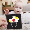 Spiggly High Contrast Baby Flashcards, Newborn Brain Development Toys, Visual