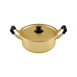 Wahei Freiz Homian RA-9701 Double-Handed Pot, Aluminum Pot, 9.4 inches (24 cm), Gas Fire Dedicated