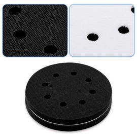 GLADFRESIT 2PCS Soft Sponge Interface Pad, Grinding Machine Polishing Buffering 8 Holes Soft Pad Electric Self-Vacuum Polishing Machines and Sanding Machines
