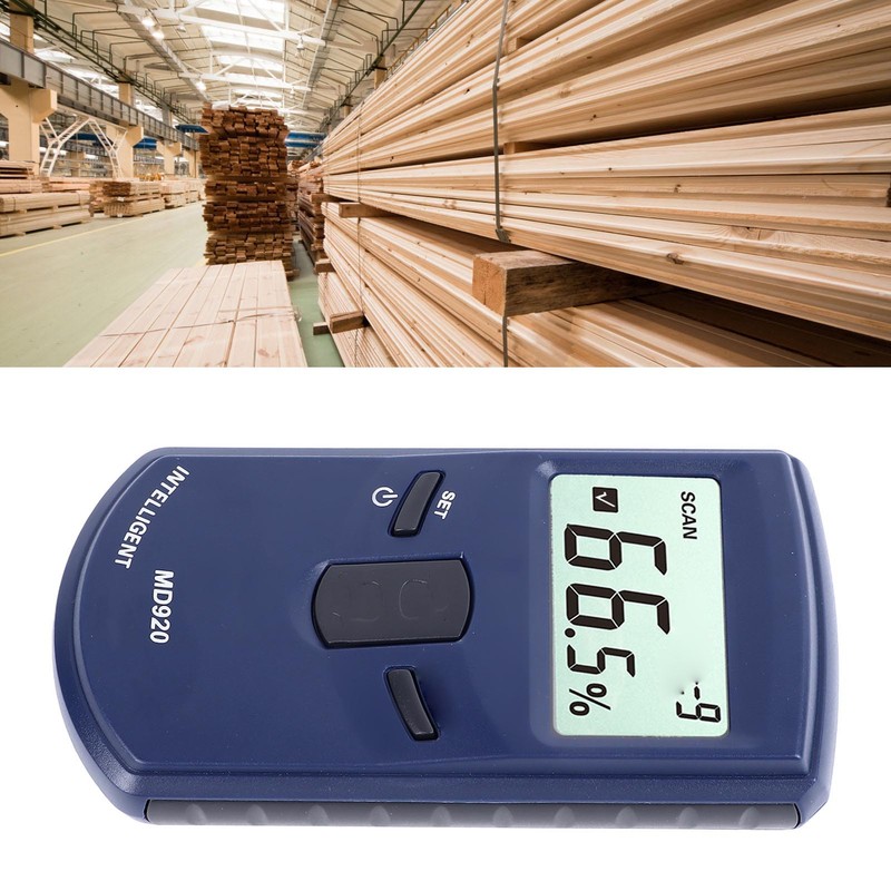 2 in 1 Moisture Meter High Accuracy LCD Display Density