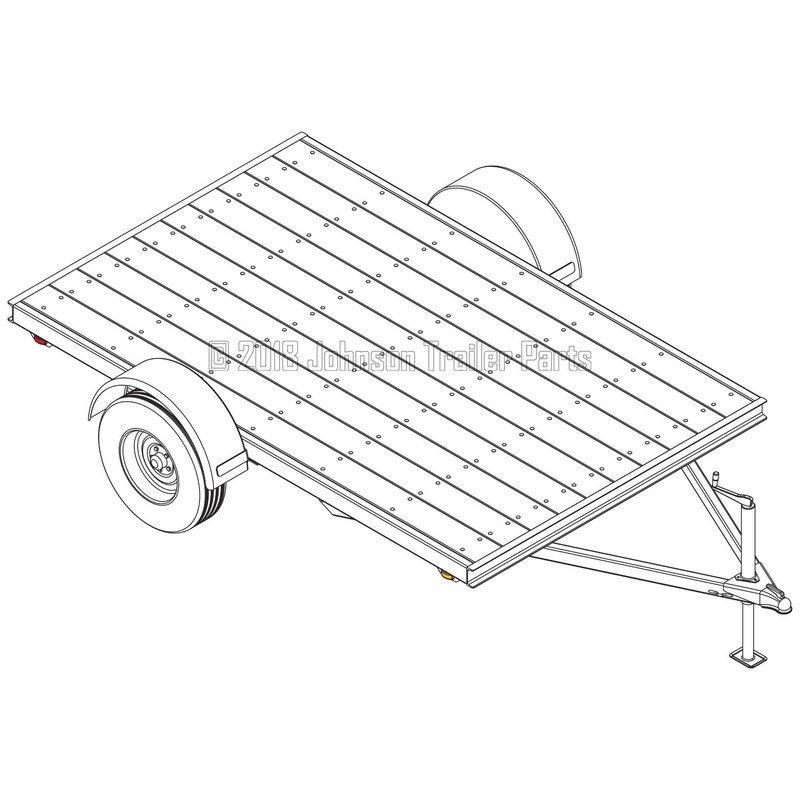 6′ 4" x 10′ Utility Trailer Plans – 3,500 lb