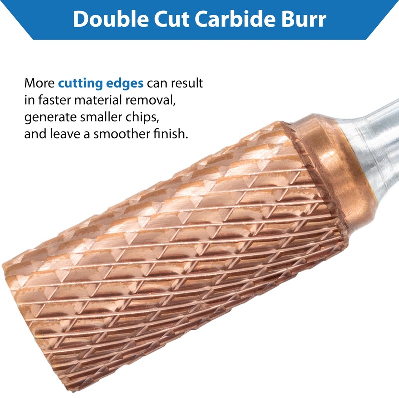 Ultra Co Coated Carbide Burr 12mm (Metric) Diameter with 6mm
