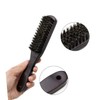 OHPHCALL 1pc Men Beard Brush Handle Pig Bristle Cleaning and