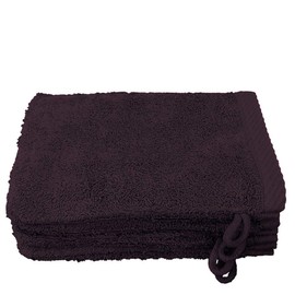 Lanudo® Pure Line Wash Cloth, Set of 4, Pure Terry Cotton, 21 x 15 cm, Purple