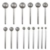 CBRIGHT Ball Shape Diamond Burr Bit,15pcs 36# Coated Course Burrs