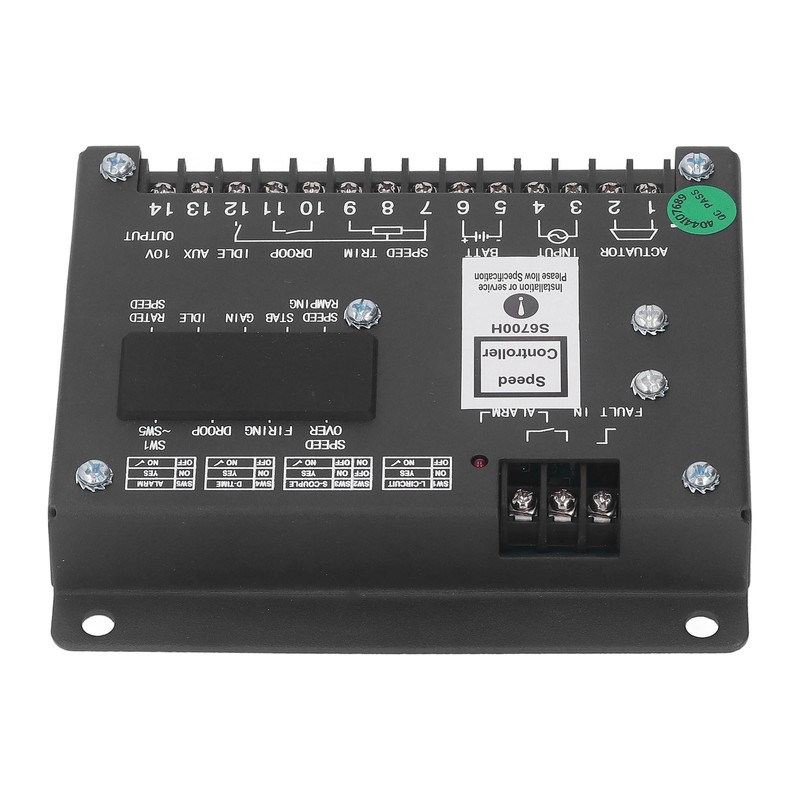 Electronic Generator Speed Controller Panel Diesel Governor Regulator Module 24V