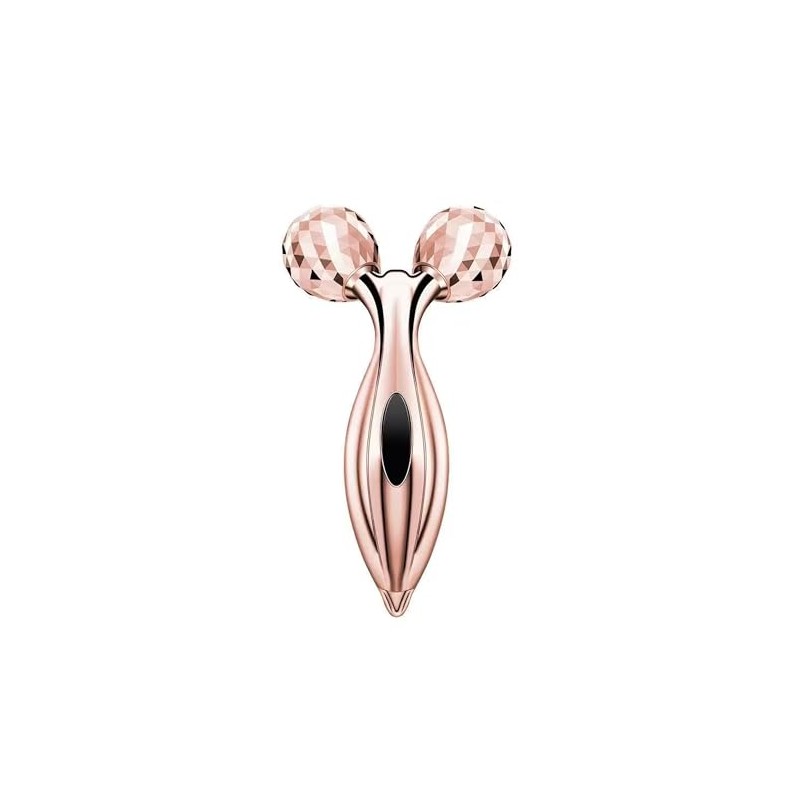 Wiccan 3D Beauty Facial Roller, Pink Gold, Y-Shaped Beauty Roller,
