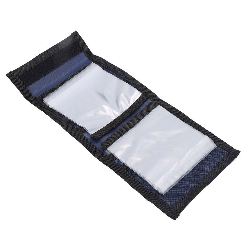 10 Pockets Fly Fishing Leader Wallet Case for Tippet Storage