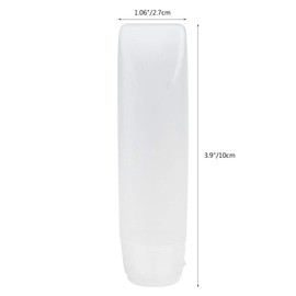 Nydotd 18 Pack Travel Size Plastic Squeeze Bottles for Liquids, 30ml/1Oz TSA Approved Makeup Toiletry Cosmetic Containers, Leak-Proof with Flip Caps, Refillable