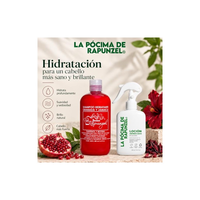 Pócima de Rapunzel KIT SHAMPOO (HIDRATACIÓN CAPILAR)