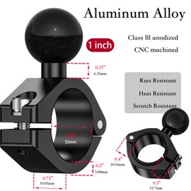 LOKTENWO 1-inch Ball Head Adapter