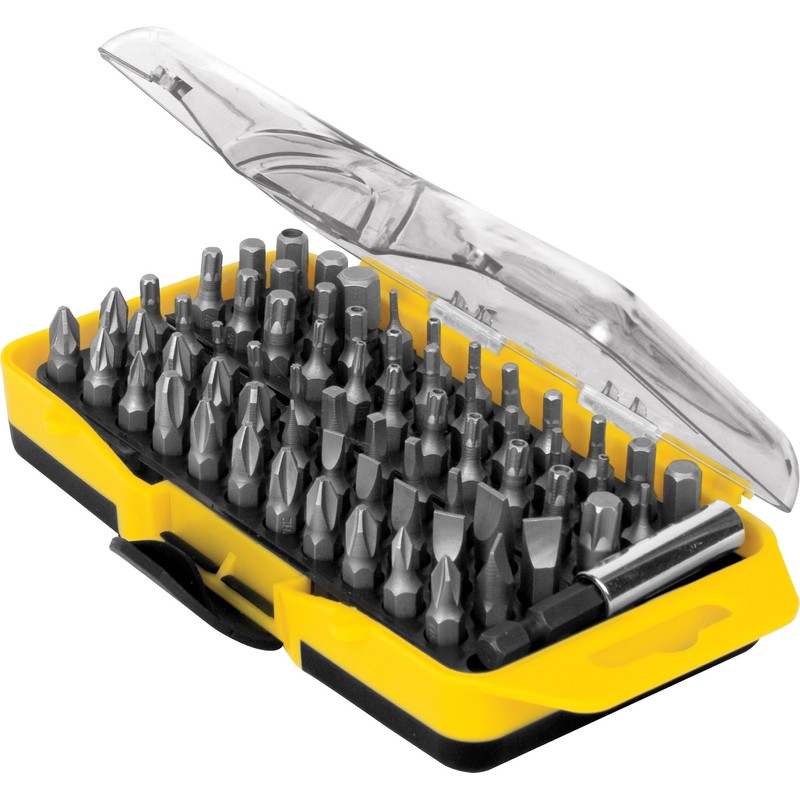 Performance Tool 20145 67-Piece Bit Set With Clear View Storage