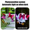 Hanging Solar Light Butterfly Solar Garden Lights with Colourful Butterflies
