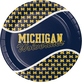 Trendware University of Michigan Paper Plates, 24 Count