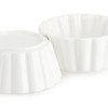 com-four® 3-Piece Serving Set - Small White Serving Bowls -