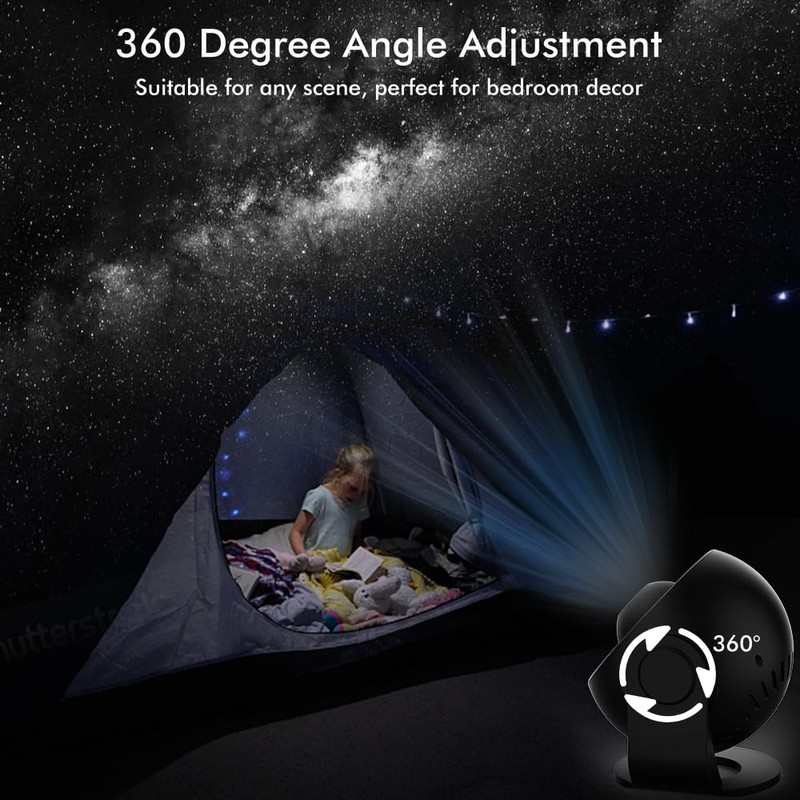 Galaxy Projector for Bedroom,HD Image Star Projector Galaxy Light,13 Film