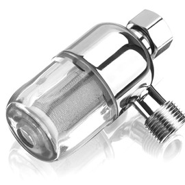 Ieron Water Filter Shower, Small Pre-Filter with 1/2 Inch Thread, Filters Pollutants, Ideal for Water Heaters