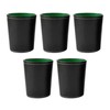 5Pcs PU Leather Dice Cup Set with 20 Dot Dices
