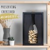 flinelife Wooden Wine Cork Holder, 13x8, Wine Cork Collector Shadow