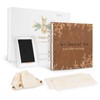 Wooden Keepsake Baby Memory Book Box Boys & Girls, First