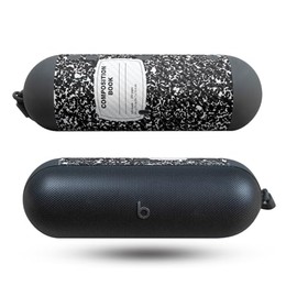 Carbon Fiber Speaker Skin Compatible with Beats Pill (2024) - Composition Book - Premium 3M Vinyl Protective Wrap Decal Cover - Easy to Apply | Crafted in The USA by MightySkins