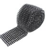 Decorative Spike Stud Trim Mesh, 1 Yard Plastic Flatback Roll,