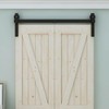 LTIYITL 34" Bi-Folding Sliding Barn Door Hardware Kit,Heavy Duty,Wall Mount