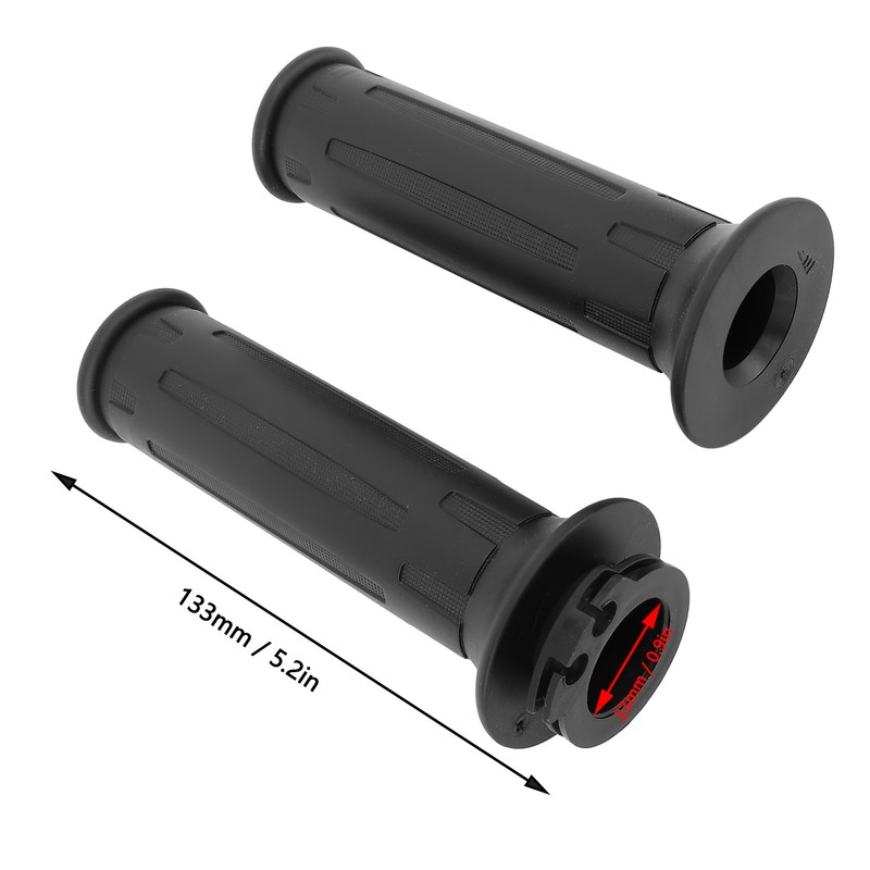 1 Pair Motorcycle Hand Grip 22mm Anti Slip Ergonomic Stylish