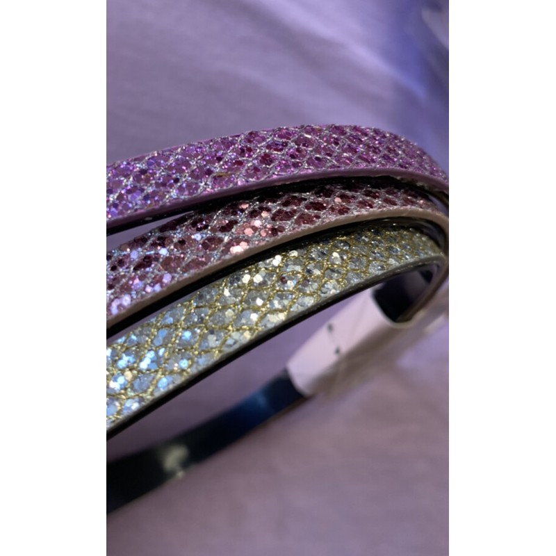 More Than Magic Girls' 3pk Multi Glitter Headband Set