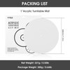 Turntable Slip Mat Anti Static Silicone/Cork Slipmat for Vinyl Record